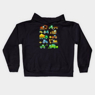 Tractors and Diggers Kids Hoodie